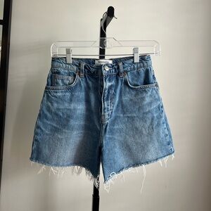 Reformation Wilder High Rise Relaxed Jean Shorts
Size 26